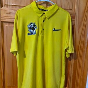Mens Nike Drifit Ncaa Oregon Duck Doernbecher Cancer Awareness Polo size XL